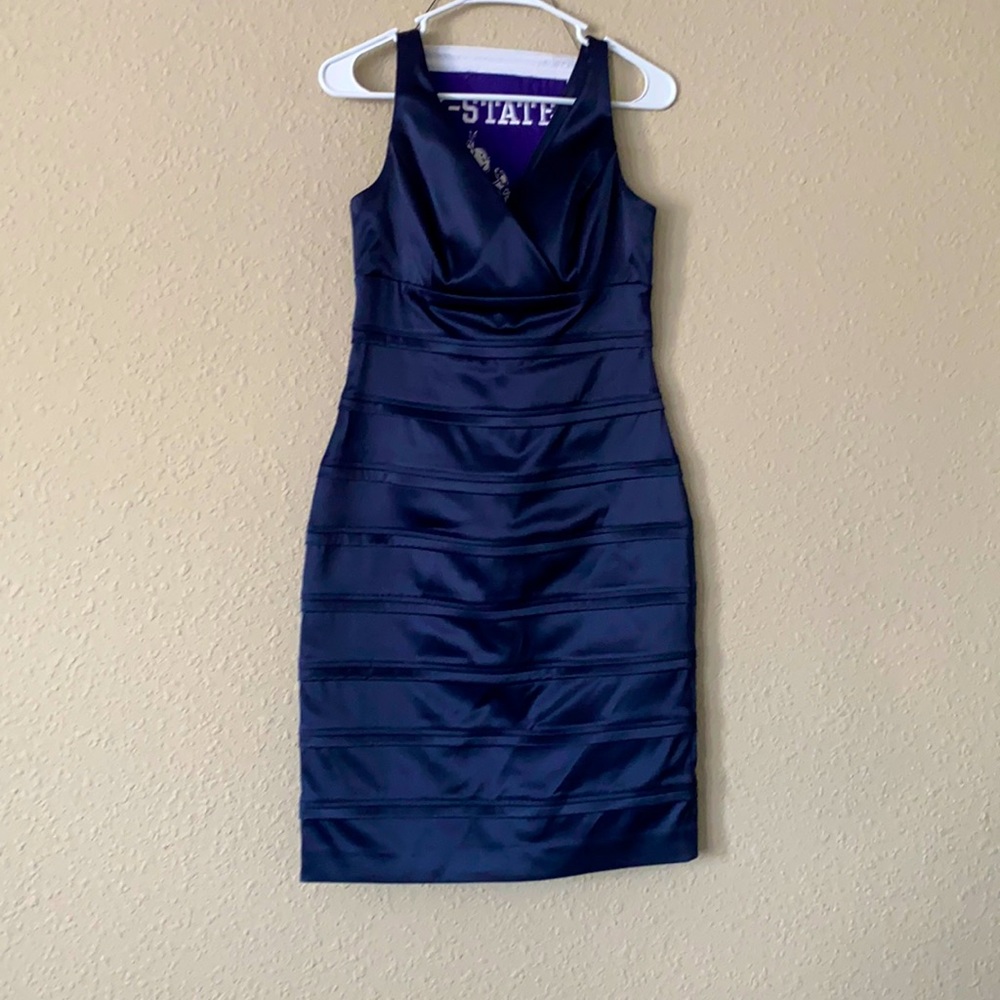 Sleeveless Navy Blue Dress, size 6